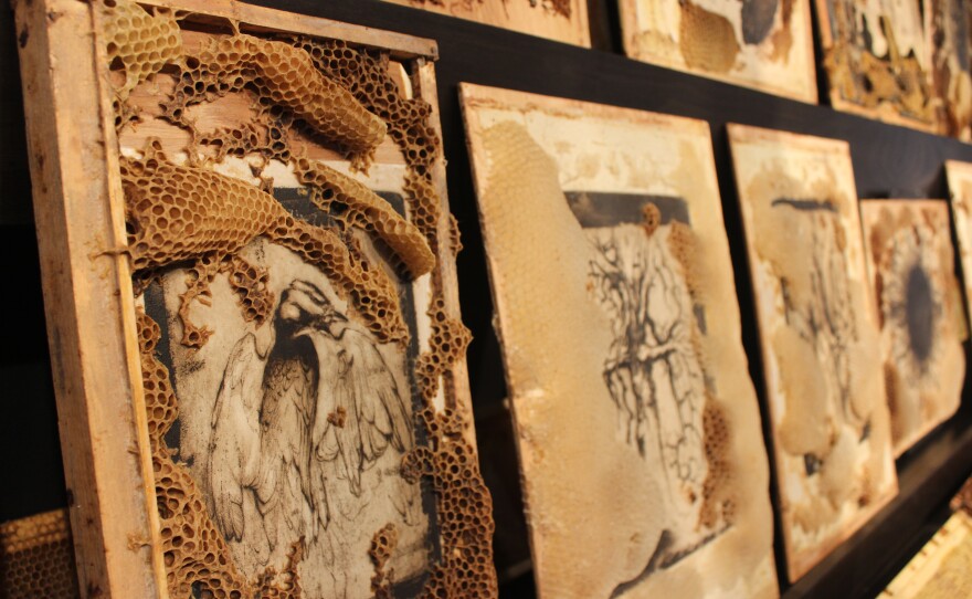 Honeybees collaborate with Kalamazoo artist on ArtPrize exhibit